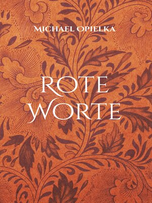 cover image of Rote Worte